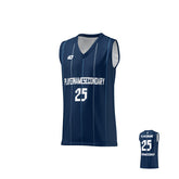 Basketball Jersey Stitch - Navy